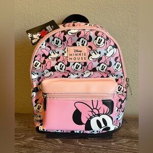 NWT Disney Minnie Mouse Pink Kids Backpack